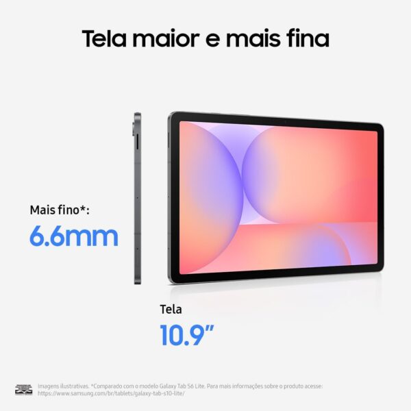 SAMSUNG Galaxy Tab S10 Lite con S-Pen | Tableta Android 15 de 10.9” LCD 90 Hz, 128 GB, 6 GB RAM, WiFi 6, batería de larga duración
