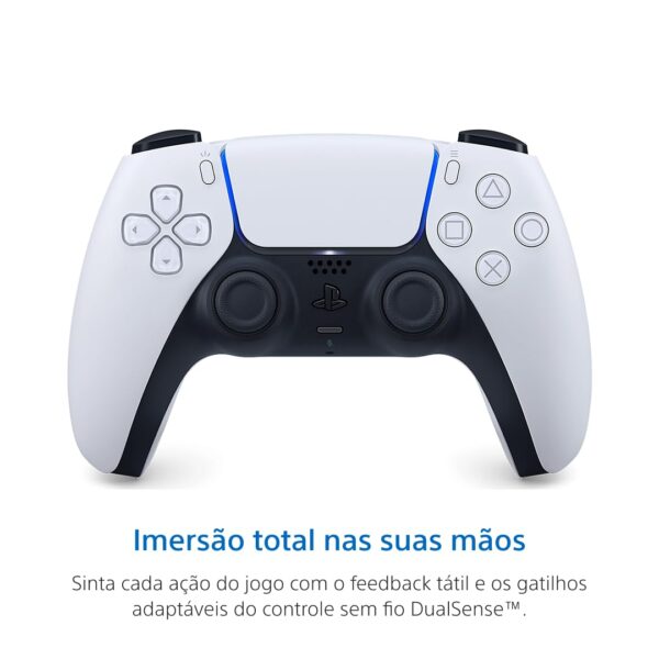 Control inalámbrico DualSense™ de PlayStation – Blanco – Compatible con PS5, PC, MAC y dispositivos móviles