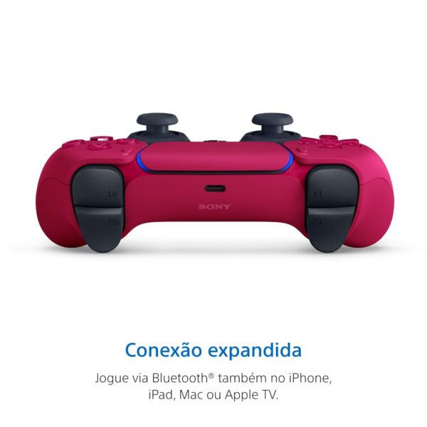 Control inalámbrico DualSense™ de PlayStation – Rojo Cósmico – Compatible con PS5, PC, MAC y dispositivos móviles