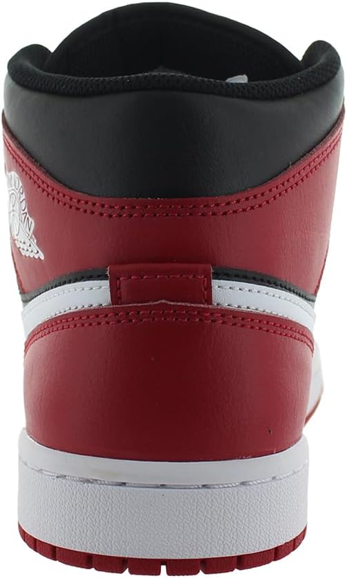 Nike Air Jordan 1 Mid Black/Red/White - Imagen 3