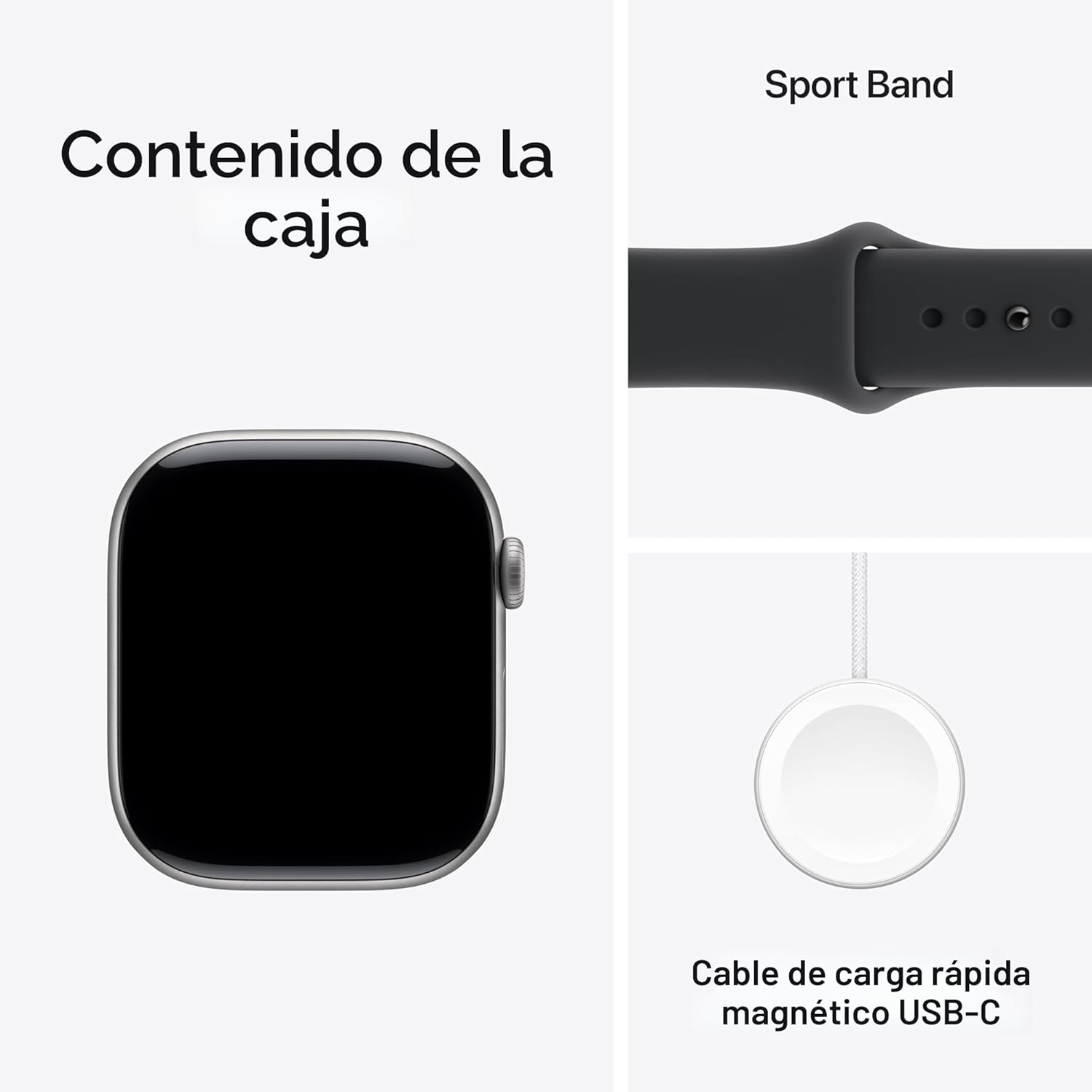 Apple Watch Series 11 46 mm GPS Pantalla Retina OLED Jet Black aluminio con correa deportiva negra - Imagen 6