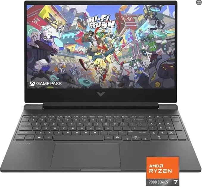 HP Victus portátil gaming de 15.6" Full HD y 144 Hz, AMD Ryzen 7, GPU NVIDIA GeForce RTX 4050, Teclado retroiluminado, 16 GB RAM, SSD de 512 GB | - Imagen 3