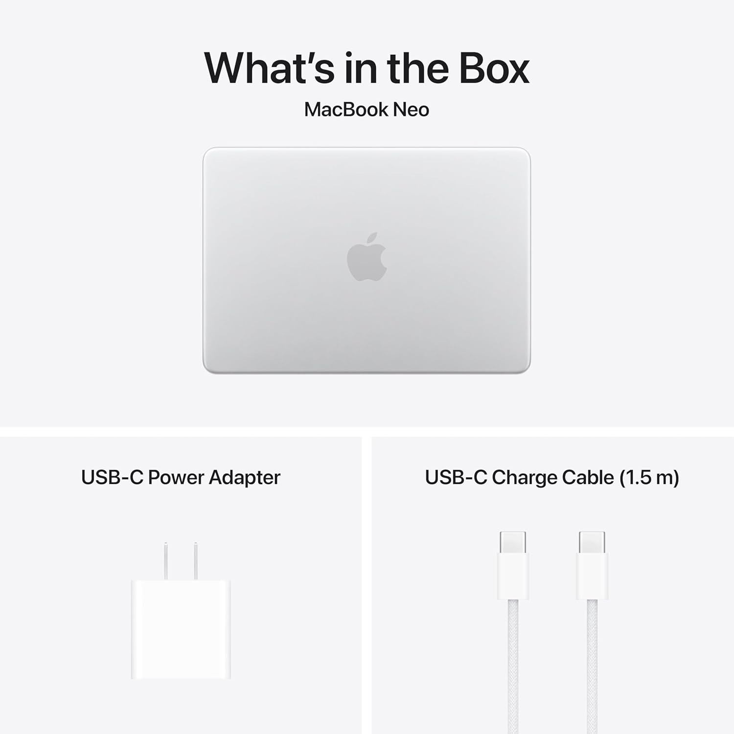 Apple MacBook Neo Silver de 13 pulgadas, Touch ID, Chip A18 Pro, 512GB de almacenamiento y con Apple Intelligence - Imagen 9