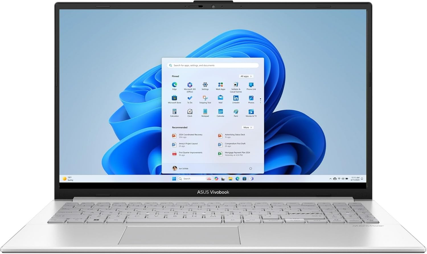 ASUS Vivobook Go de 15,6 pulgadas, Intel i3-N305 Gráficos integrados, Teclado retroiluminado, Color Plata, 8 GB RAM, 256 GB SSD, Windows 11 Home - Imagen 4