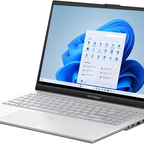 ASUS Vivobook Go de 15,6 pulgadas, Intel i3-N305 Gráficos integrados, Teclado retroiluminado, Color Plata, 8 GB RAM, 256 GB SSD, Windows 11 Home
