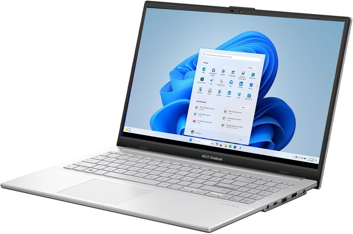 ASUS Vivobook Go de 15,6 pulgadas, Intel i3-N305 Gráficos integrados, Teclado retroiluminado, Color Plata, 8 GB RAM, 256 GB SSD, Windows 11 Home - Imagen 2