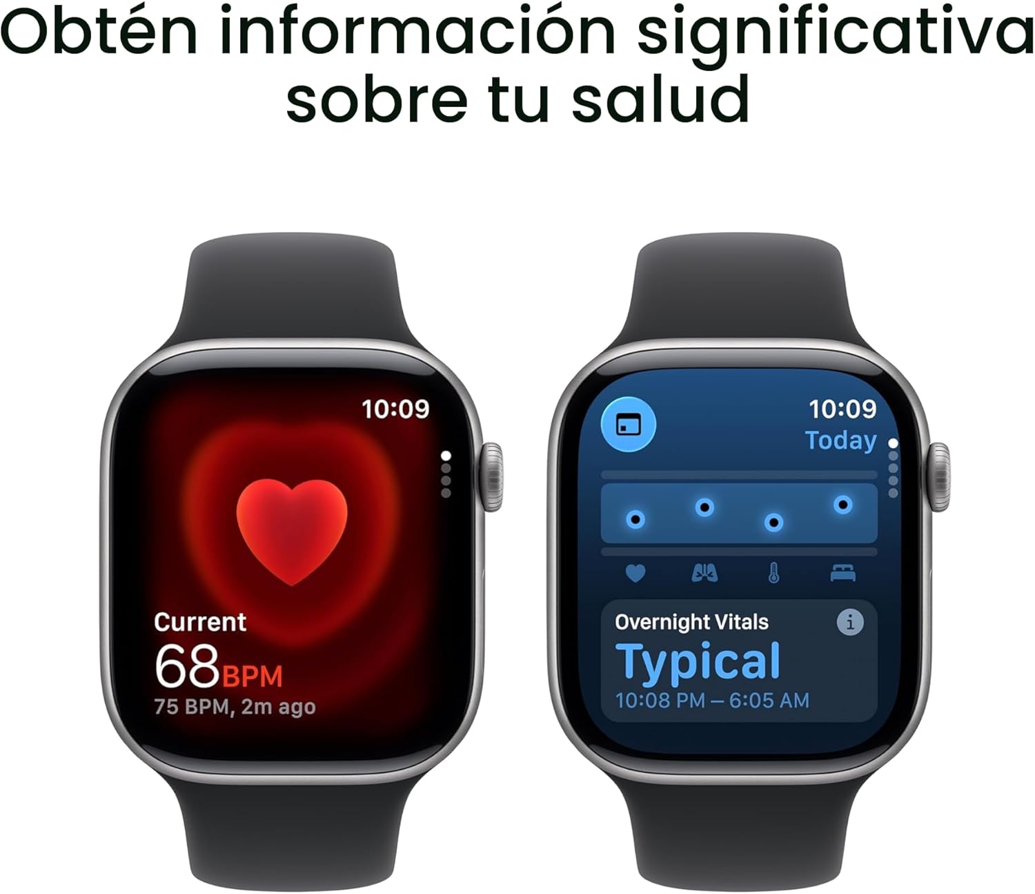 Apple Watch Series 11 46 mm GPS Pantalla Retina OLED Jet Black aluminio con correa deportiva negra - Imagen 4