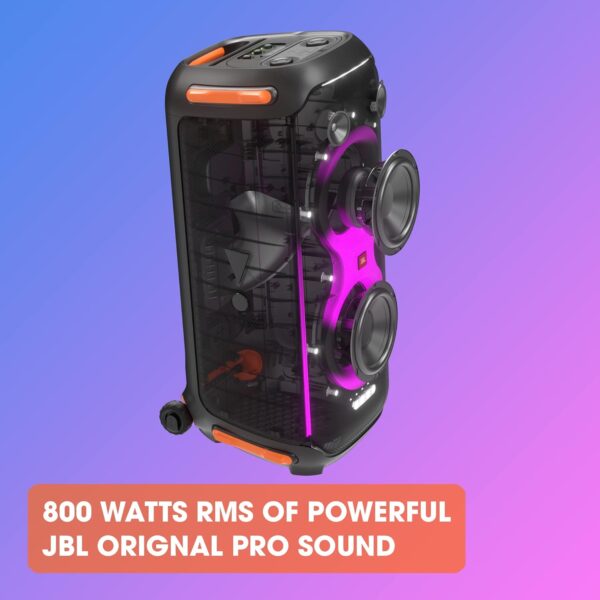 JBL PartyBox 710 – Altavoz para fiestas con sonido potente, iluminación incorporada y graves profundos (nuevo sellado)