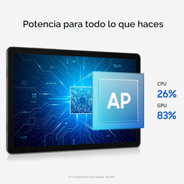 Tablet Samsung Galaxy Tab A11 Android de 11 pulgadas con 256 GB, Wi-Fi
