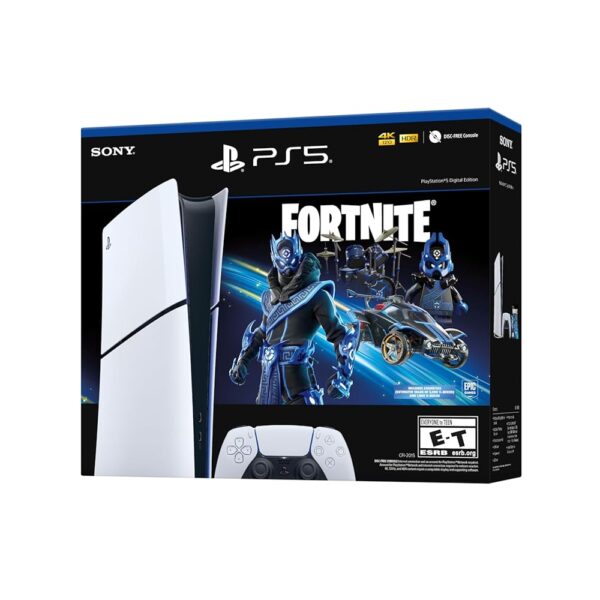 Consola PlayStation PS5 – Edición Digital Fortnite Estrella Cobalto