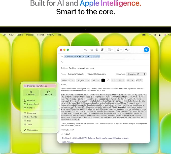 Apple MacBook Neo Citrus de 13 pulgadas, Chip A18 Pro, 256GB de almacenamiento y con Apple Intelligence - Imagen 9