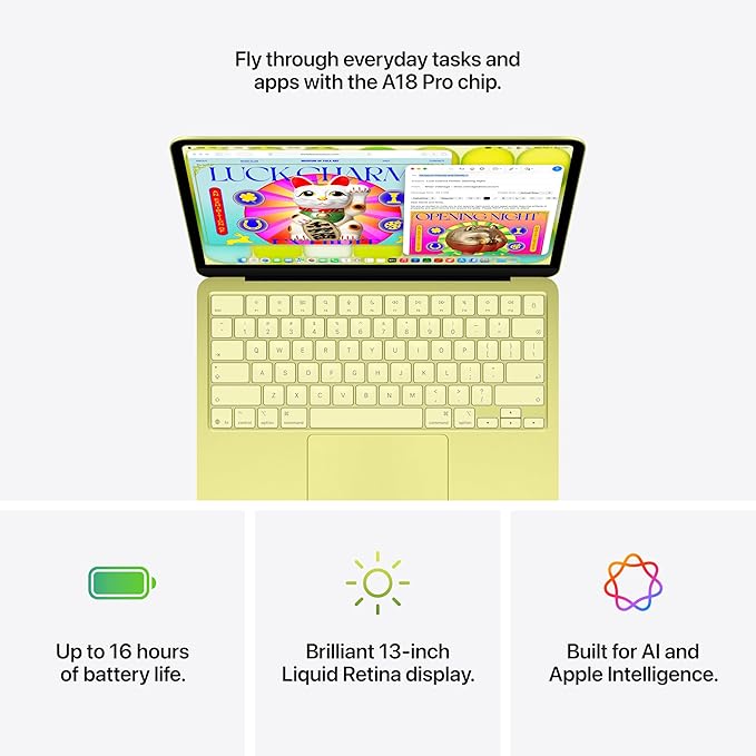 Apple MacBook Neo Citrus de 13 pulgadas, Chip A18 Pro, 256GB de almacenamiento y con Apple Intelligence - Imagen 7