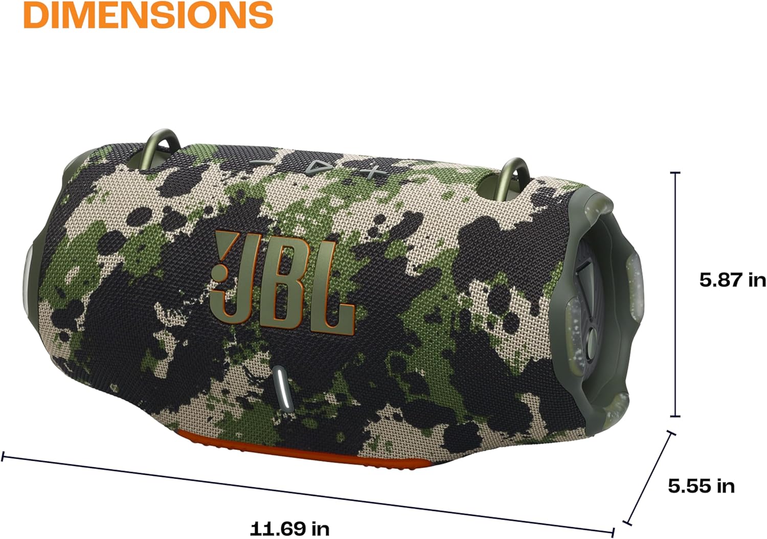 JBL Xtreme 4 - Parlante Bluetooth portátil con sonido potente y graves profundos, resistencia al agua IP67, 24 horas de reproducción y función PartyBoost para conectar múltiples bocinas. - Imagen 3
