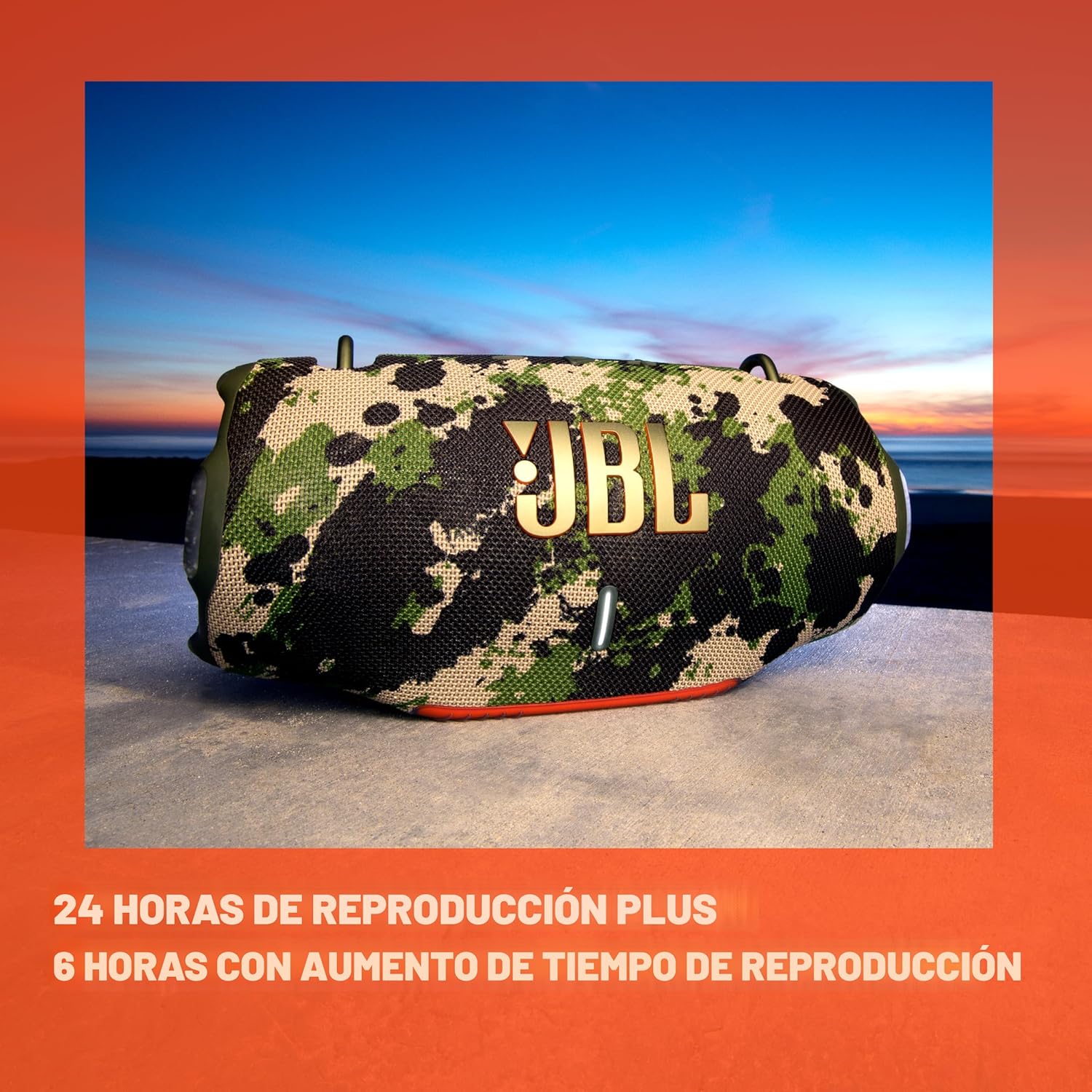 JBL Xtreme 4 - Parlante Bluetooth portátil con sonido potente y graves profundos, resistencia al agua IP67, 24 horas de reproducción y función PartyBoost para conectar múltiples bocinas. - Imagen 4