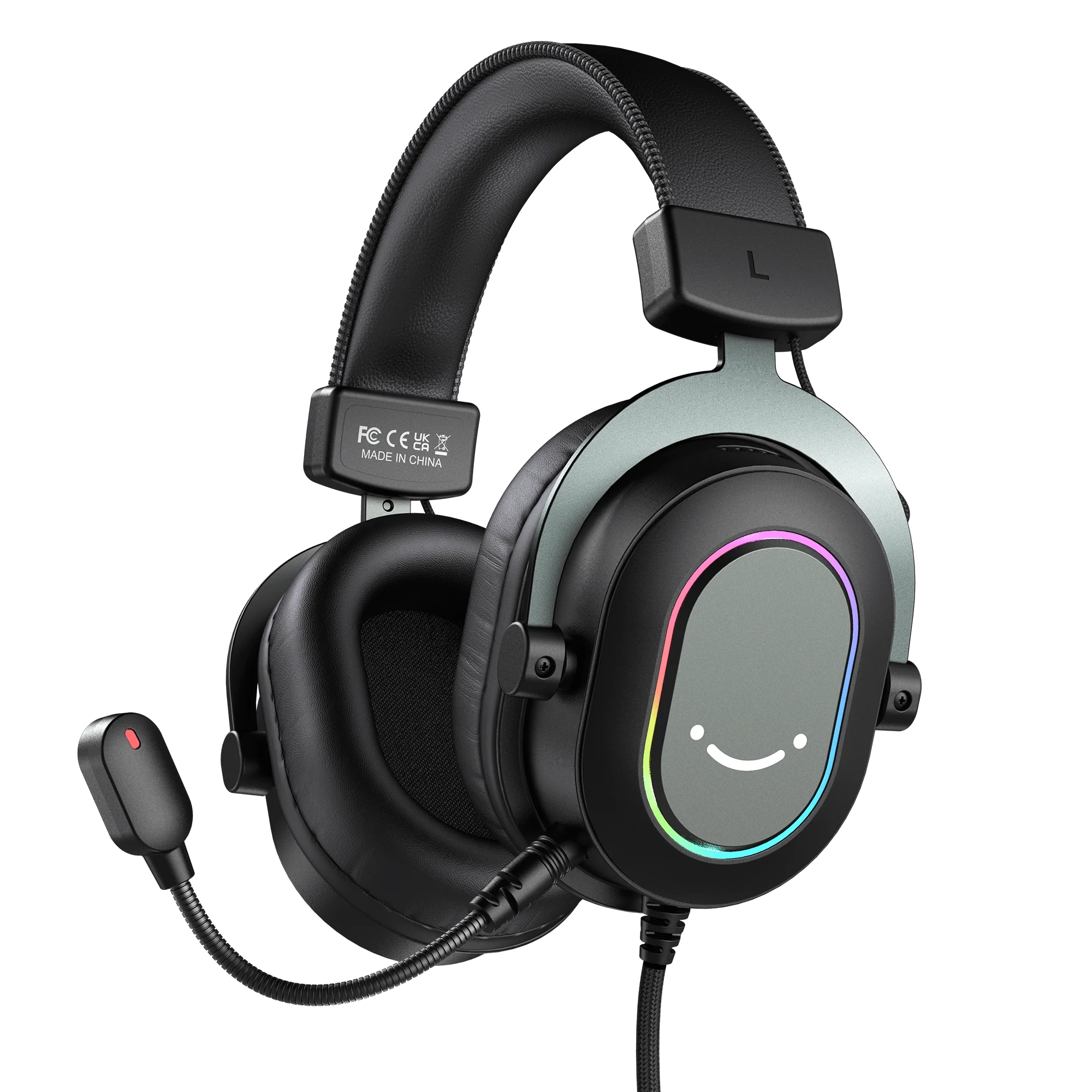 Auriculares USB FIFINE AmpliGame H6, con sonido envolvente 7.1, RGB y micrófono con cancelación ruido - Imagen 2