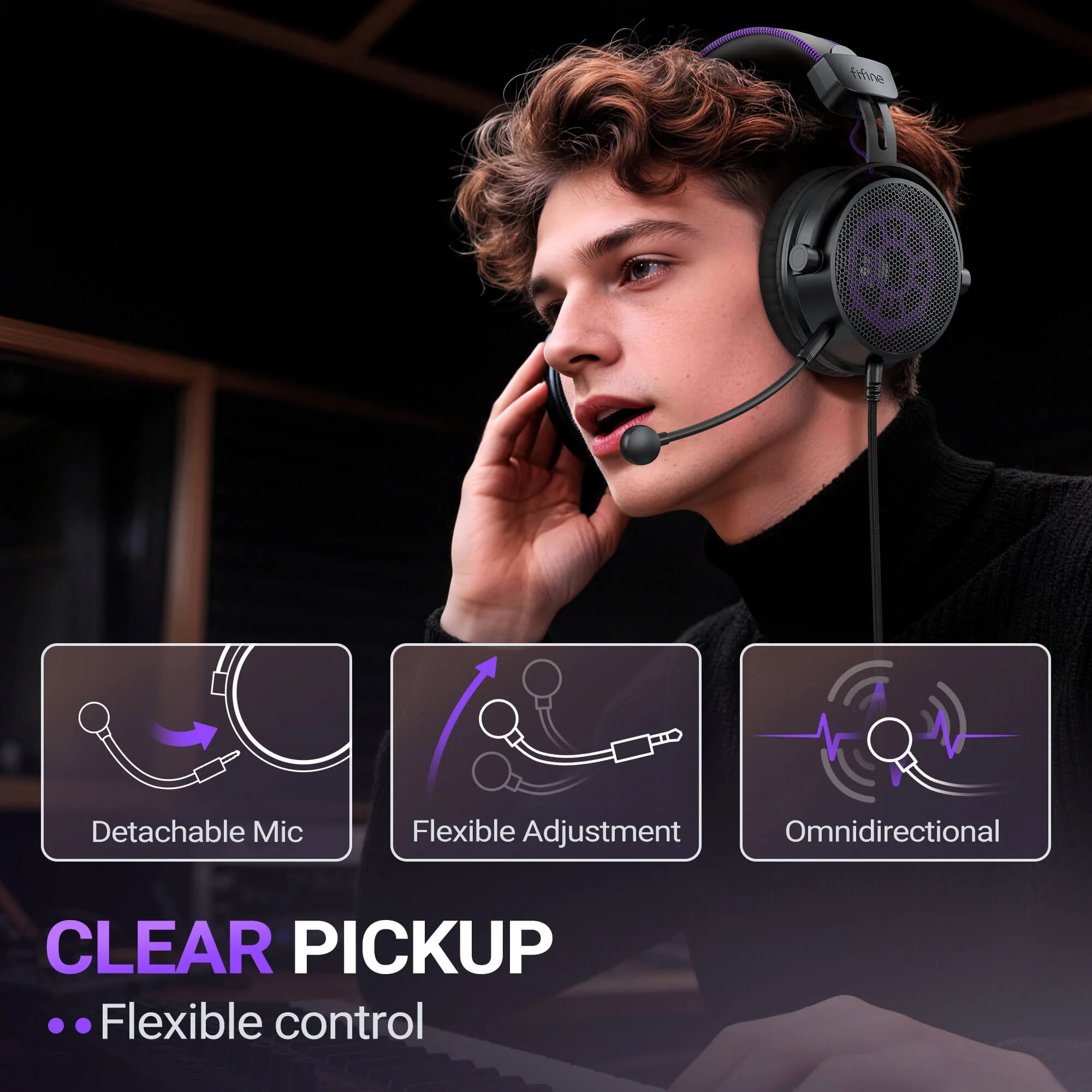 Auriculares de monitoreo abiertos FIFINE Amplitank HD18 Lite - Imagen 9