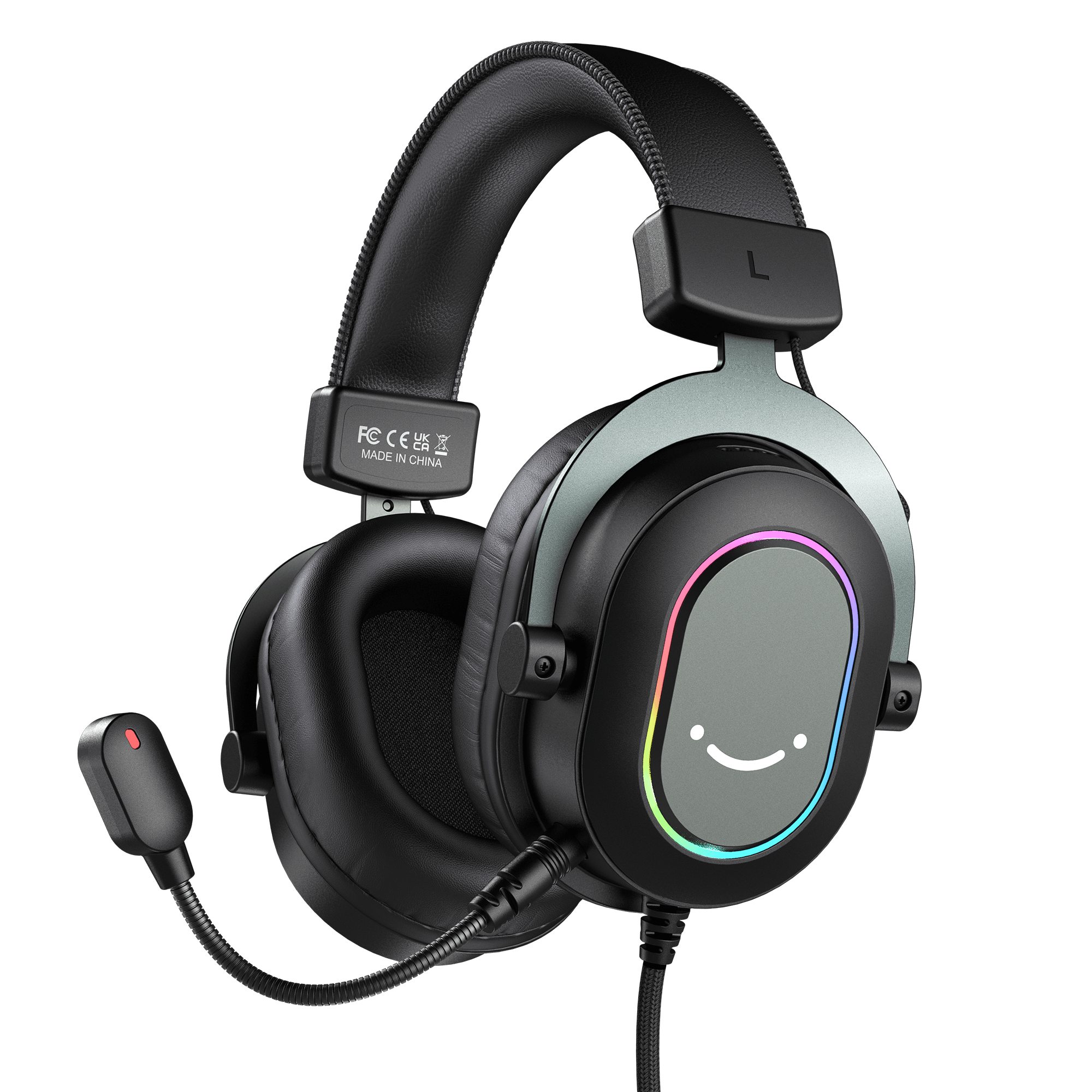 Auriculares de juego USB FIFINE AmpliGame H6 con RGB