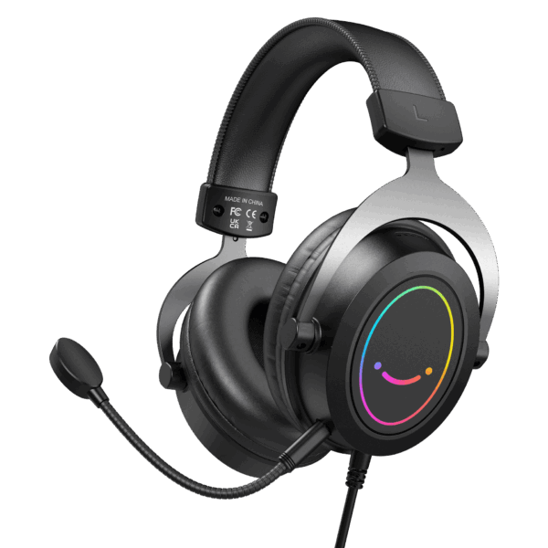 Auriculares para juegos FIFINE AmpliGame H3 con conector de 3.5 mm y RGB