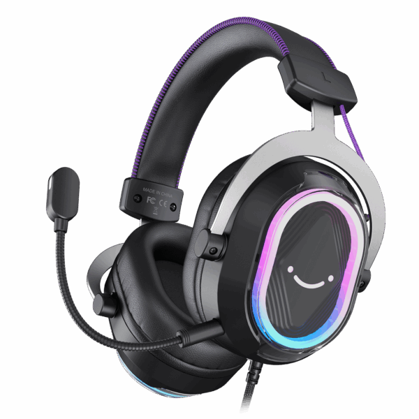 Auriculares USB FIFINE AmpliGame H13 con luces RGB