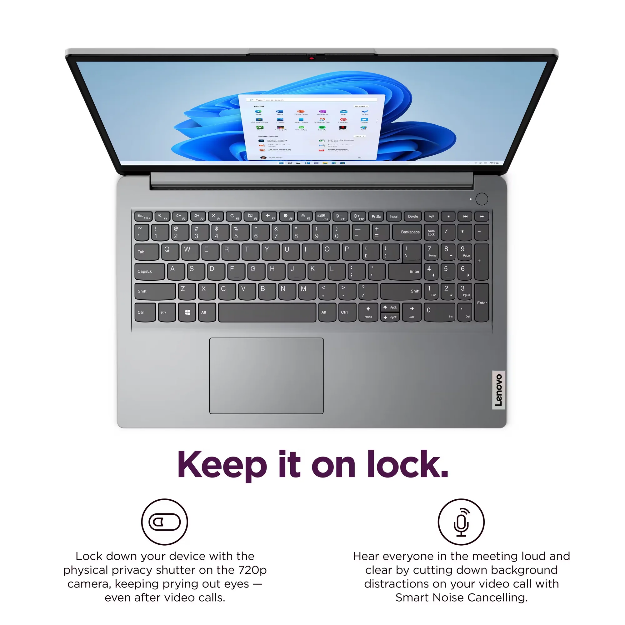Lenovo IdeaPad - Portátil delgado FHD de 15.6 pulgadas, Office 365 en línea, 16 GB de RAM, 256 GB SSD, Intel i5-1335U de 10 núcleos (supera al Ryzen 7 7730U) - Imagen 3