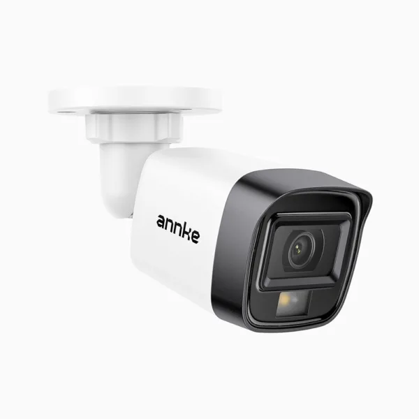 Cámara de seguridad IP PoE para exteriores C500 - 3K con luz dual, visión nocturna en color y IR, resolución 3072 × 1728 a 20fps, detección inteligente de personas y vehículos,...