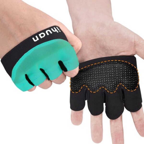 Guantes de Entrenamiento para Gimnasio Ihualn Nuevos para Levantamiento de Pesas, Hombres y Mujeres, Ideales para Levantar Pesas, Ejercicio, Entrenamiento y Fitness (Verde Claro)
