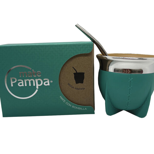 Mate Pampa Ancho Turquesa por Unidad - Alimentos Australes