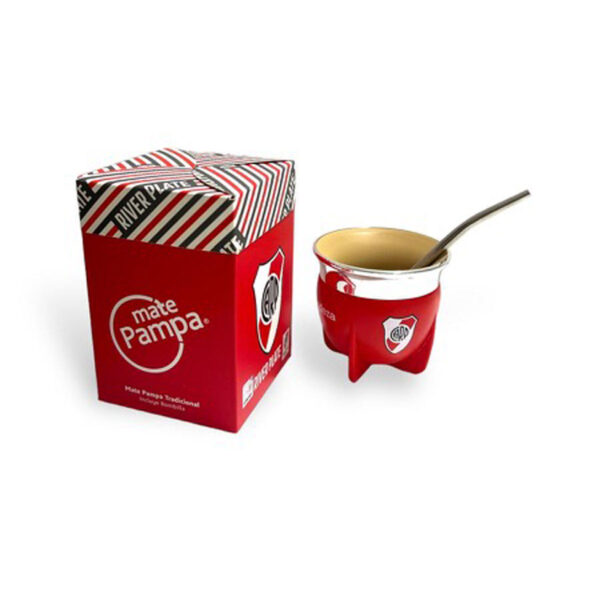 Mate Pampa Río Ancho Rojo x Unidad - Alimentos Australes