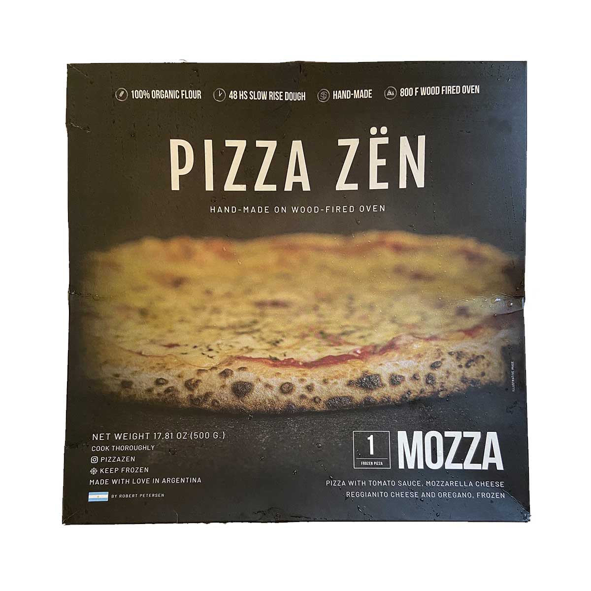 Pizza Zen de Mozzarella 10 x 1 x 17,28 oz. - Alimentos Australes