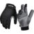 Guantes Gym iHuan Full Finger Antideslizantes con Wrist Wrap para Pesas, Crossfit y Deadlift – Gris Oscuro