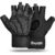 Guantes de Levantamiento de Pesas Transpirables ihuan: Guantes Deportivos sin Dedos con Soporte de Muñeca | Mayor Protección para las Palmas | Agarre Extra para Fitness,…
