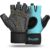 Guantes transpirables para levantamiento de pesas ihuan: guantes de gimnasio sin dedos con soporte para muñeca | Mejora la protección de la palma | Agarre extra para fitness |…